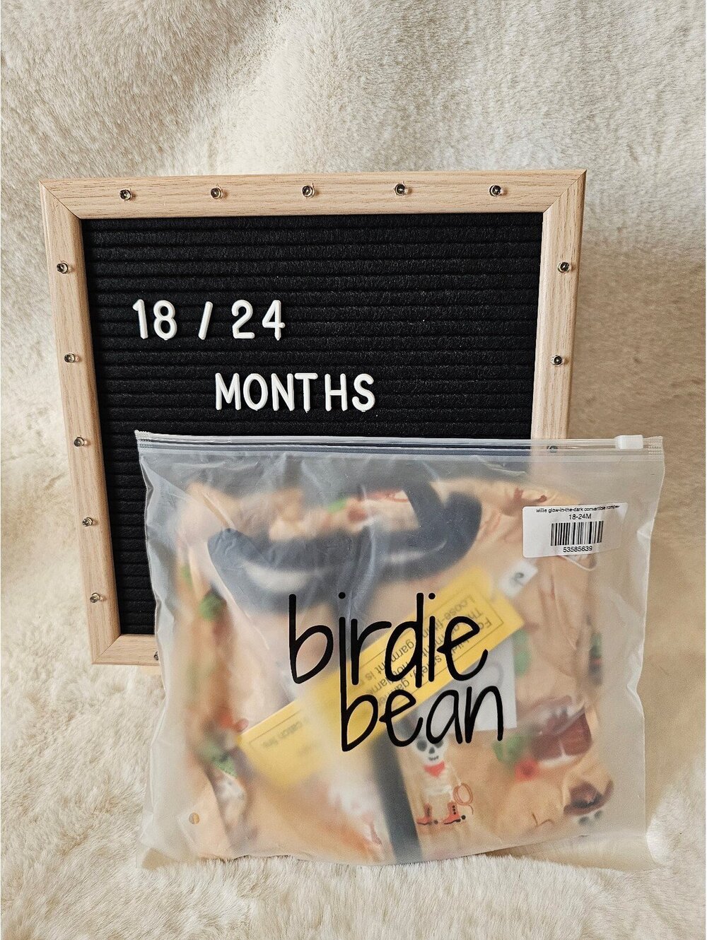 Halloween Western Country birdie bean Zippy Romper 18/24 Willie